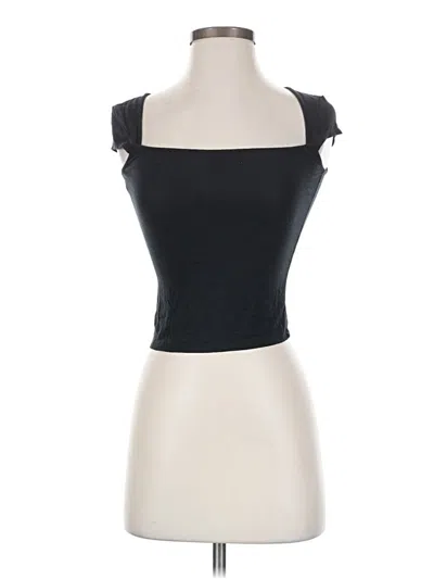 Pre-owned Wild Fable Tank Top Black Strapless Neckline Tops