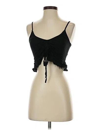Pre-owned Wild Fable Tank Top Black Strapless Neckline Tops