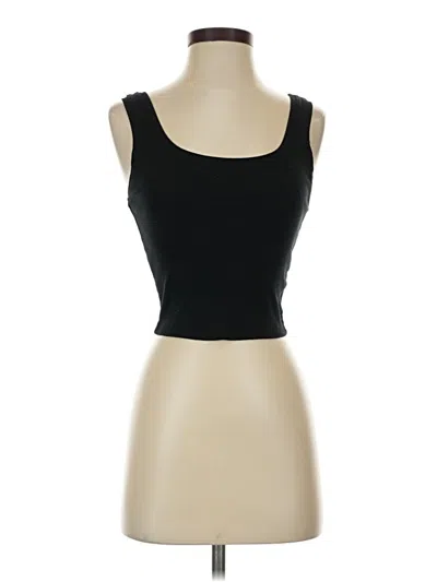 Pre-owned Wild Fable Tank Top Black Strapless Neckline Tops