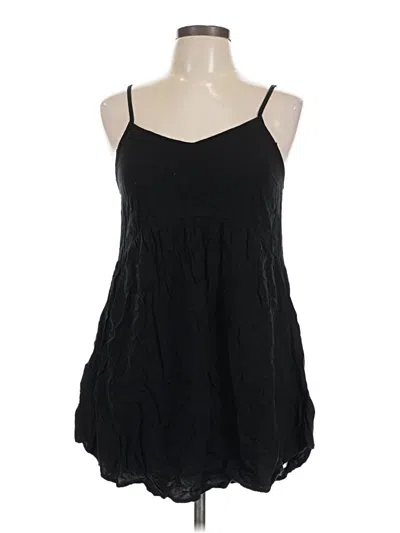 Pre-owned Wild Fable Tank Top Black Strapless Neckline Tops