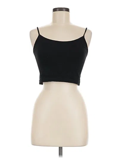 Pre-owned Wild Fable Tank Top Black Strapless Neckline Tops