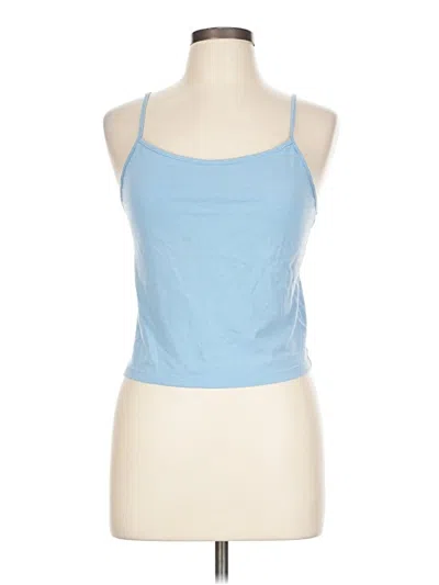 Pre-owned Wild Fable Tank Top Blue Halter Neckline Tops