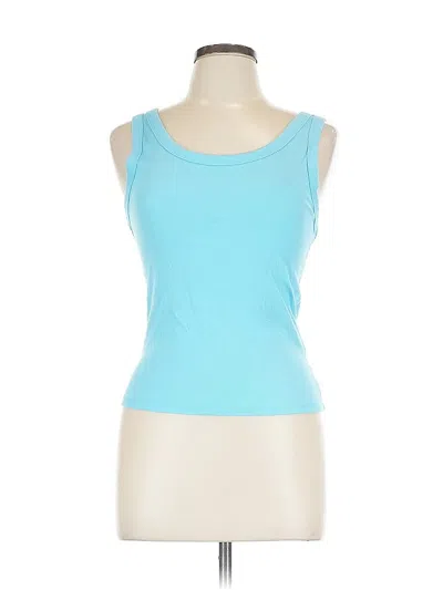 Pre-owned Wild Fable Tank Top Blue Strapless Neckline Tops