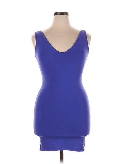 Pre-owned Wild Fable Tank Top Blue Strapless Neckline Tops