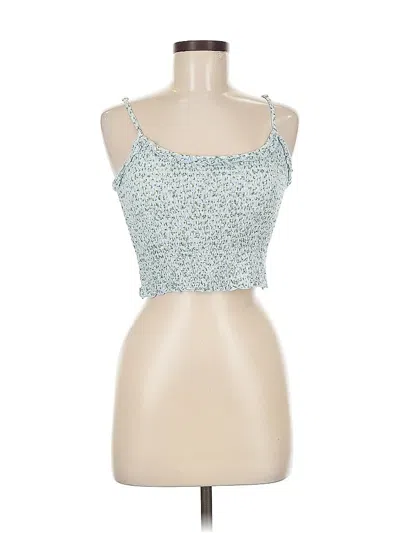 Pre-owned Wild Fable Tank Top Blue Strapless Neckline Tops