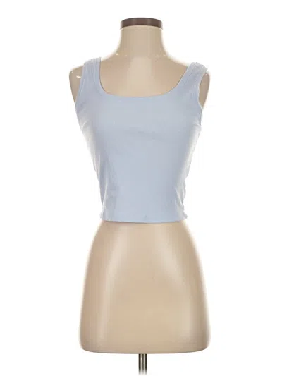 Pre-owned Wild Fable Tank Top Blue Strapless Neckline Tops