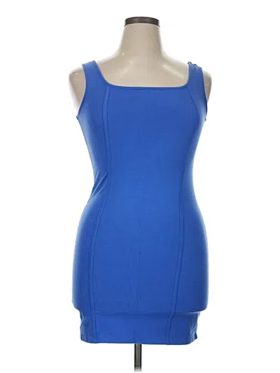 Pre-owned Wild Fable Tank Top Blue Strapless Neckline Tops