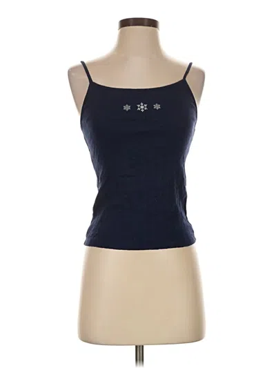 Pre-owned Wild Fable Tank Top Blue Strapless Neckline Tops