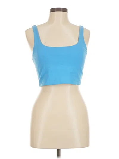 Pre-owned Wild Fable Tank Top Blue Strapless Neckline Tops