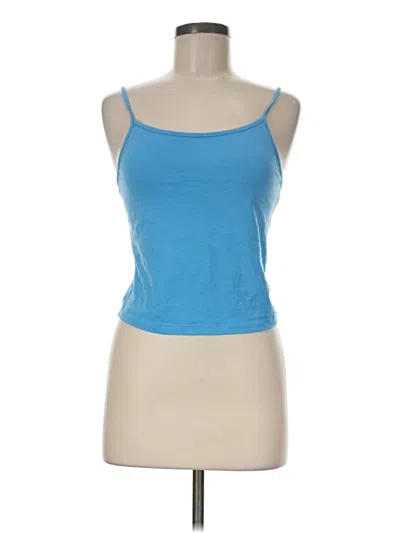 Pre-owned Wild Fable Tank Top Blue Strapless Neckline Tops