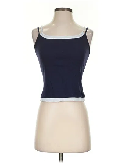 Pre-owned Wild Fable Tank Top Blue Strapless Neckline Tops