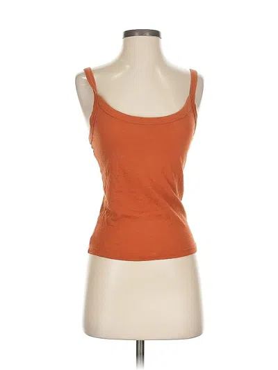 Pre-owned Wild Fable Tank Top Brown Strapless Neckline Tops