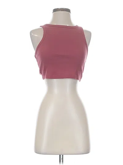 Pre-owned Wild Fable Tank Top Burgundy Halter Neckline Tops
