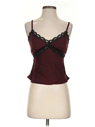 Pre-owned Wild Fable Tank Top Burgundy Sweetheart Neckline Tops