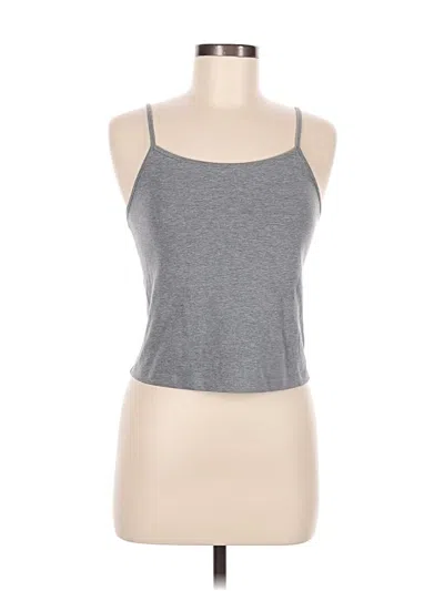 Pre-owned Wild Fable Tank Top Gray Halter Neckline Tops