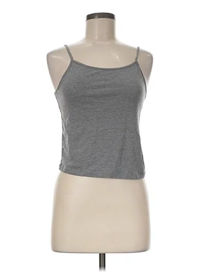 Pre-owned Wild Fable Tank Top Gray Halter Neckline Tops