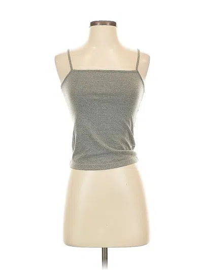 Pre-owned Wild Fable Tank Top Gray Strapless Neckline Tops