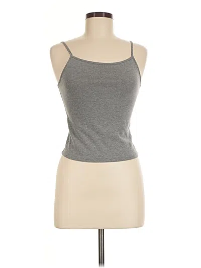 Pre-owned Wild Fable Tank Top Gray Strapless Neckline Tops