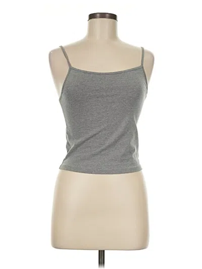 Pre-owned Wild Fable Tank Top Gray Strapless Neckline Tops