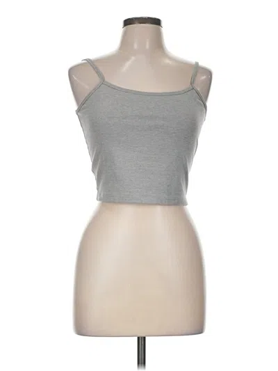 Pre-owned Wild Fable Tank Top Gray Strapless Neckline Tops