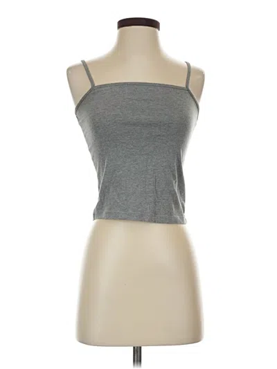 Pre-owned Wild Fable Tank Top Gray Strapless Neckline Tops