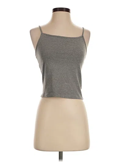 Pre-owned Wild Fable Tank Top Gray Strapless Neckline Tops