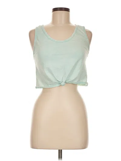 Pre-owned Wild Fable Tank Top Green Halter Neckline Tops