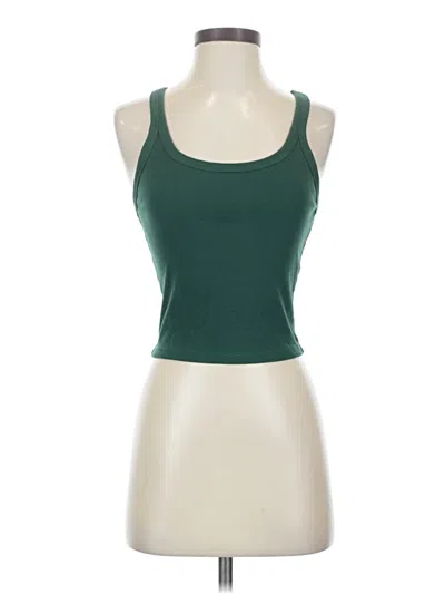 Pre-owned Wild Fable Tank Top Green Halter Neckline Tops