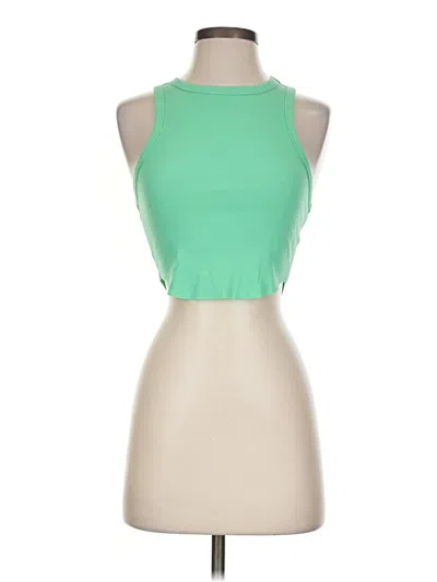 Pre-owned Wild Fable Tank Top Green Halter Neckline Tops