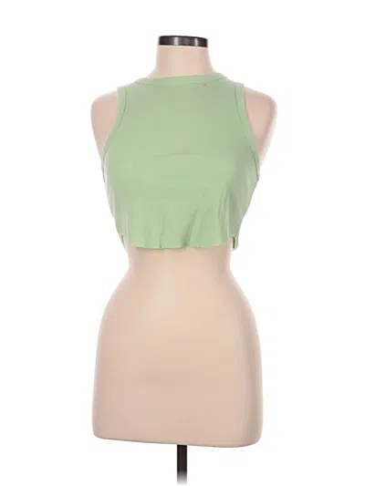 Pre-owned Wild Fable Tank Top Green Halter Neckline Tops