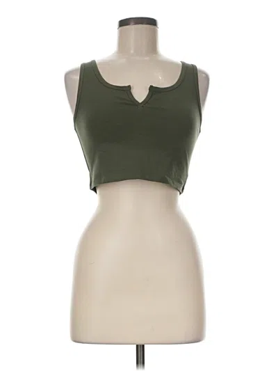 Wild Fable Tank Top Green Keyhole Neckline Tops