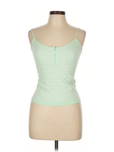 Pre-owned Wild Fable Tank Top Green Strapless Neckline Tops