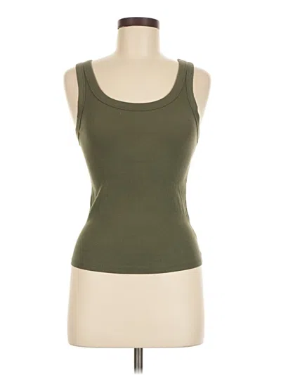 Pre-owned Wild Fable Tank Top Green Strapless Neckline Tops