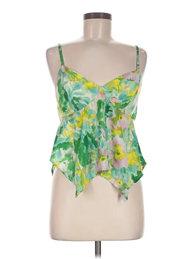 Pre-owned Wild Fable Tank Top Green Strapless Neckline Tops