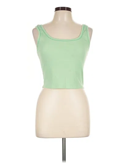 Pre-owned Wild Fable Tank Top Green Strapless Neckline Tops