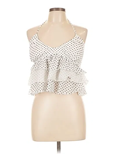 Pre-owned Wild Fable Tank Top Ivory Halter Neckline Tops