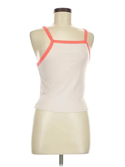 Pre-owned Wild Fable Tank Top Ivory Halter Neckline Tops In White