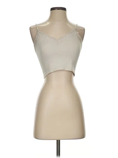 Pre-owned Wild Fable Tank Top Ivory Strapless Neckline Tops