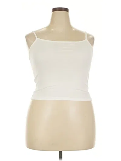 Pre-owned Wild Fable Tank Top Ivory Strapless Neckline Tops