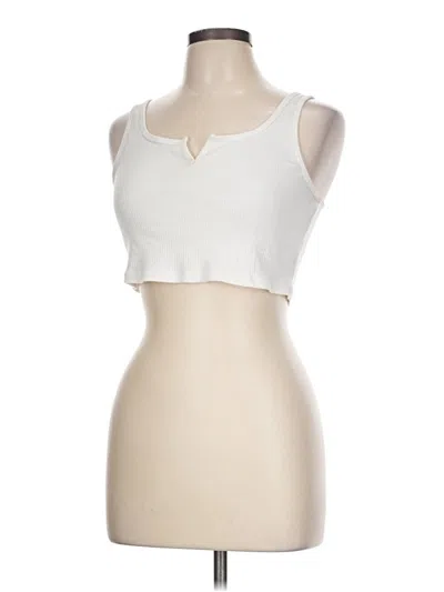 Pre-owned Wild Fable Tank Top Ivory Strapless Neckline Tops