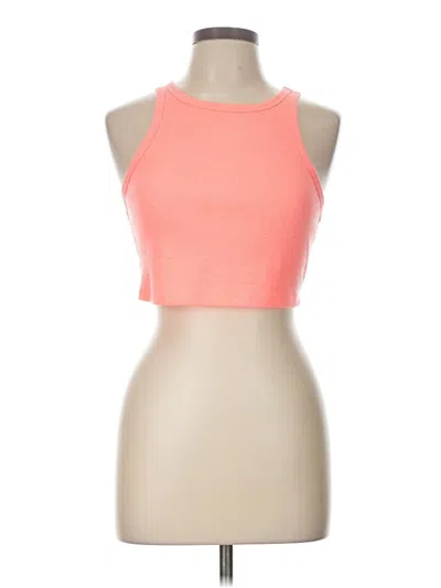 Pre-owned Wild Fable Tank Top Orange Halter Neckline Tops