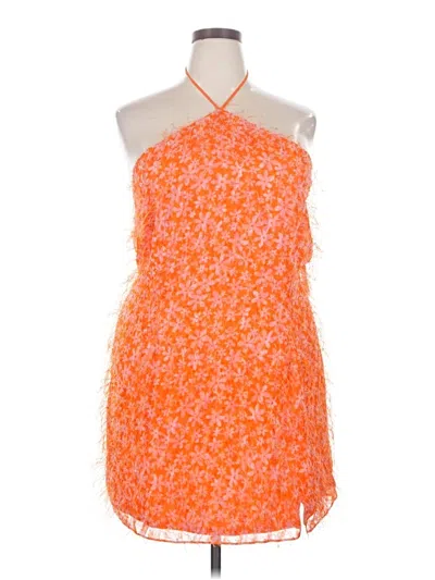 Wild Fable Tank Top Orange Halter Neckline Tops