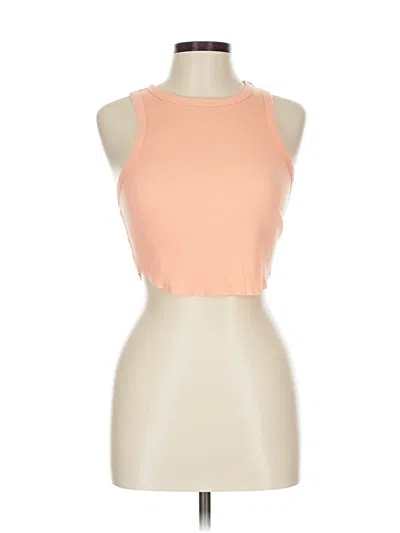 Pre-owned Wild Fable Tank Top Orange Halter Neckline Tops