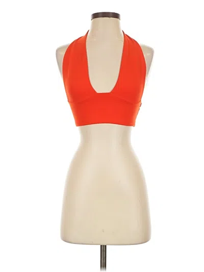 Pre-owned Wild Fable Tank Top Orange Halter Neckline Tops