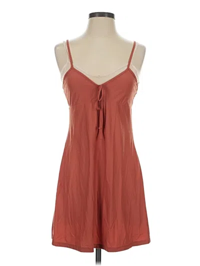 Pre-owned Wild Fable Tank Top Orange Plunge Neckline Tops