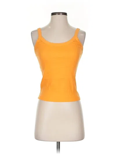 Pre-owned Wild Fable Tank Top Orange Strapless Neckline Tops