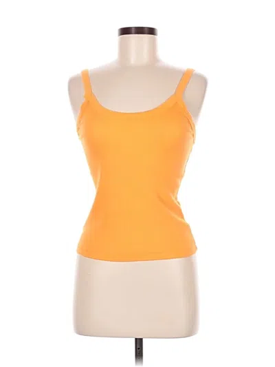 Pre-owned Wild Fable Tank Top Orange Strapless Neckline Tops