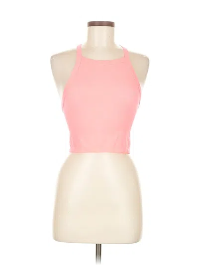 Pre-owned Wild Fable Tank Top Pink Halter Neckline Tops