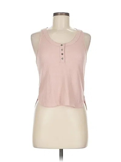 Pre-owned Wild Fable Tank Top Pink Halter Neckline Tops