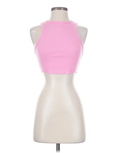 Pre-owned Wild Fable Tank Top Pink Halter Neckline Tops